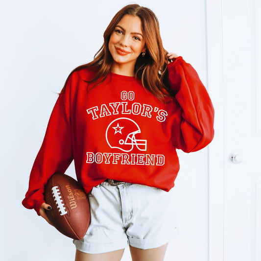 Go Taylor's Boyfriend Varsity | Sweatshirt