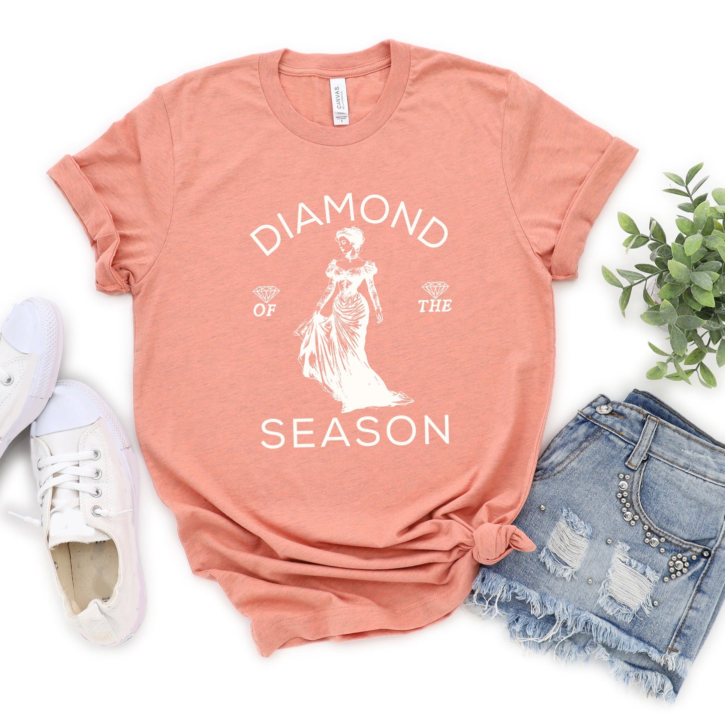 Diamond Season | Short Sleeve Crew Neck