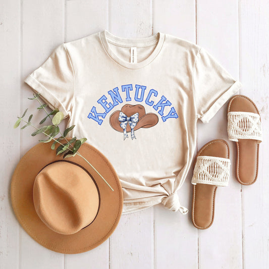 Kentucky Hat With Bow | Short Sleeve Crewneck