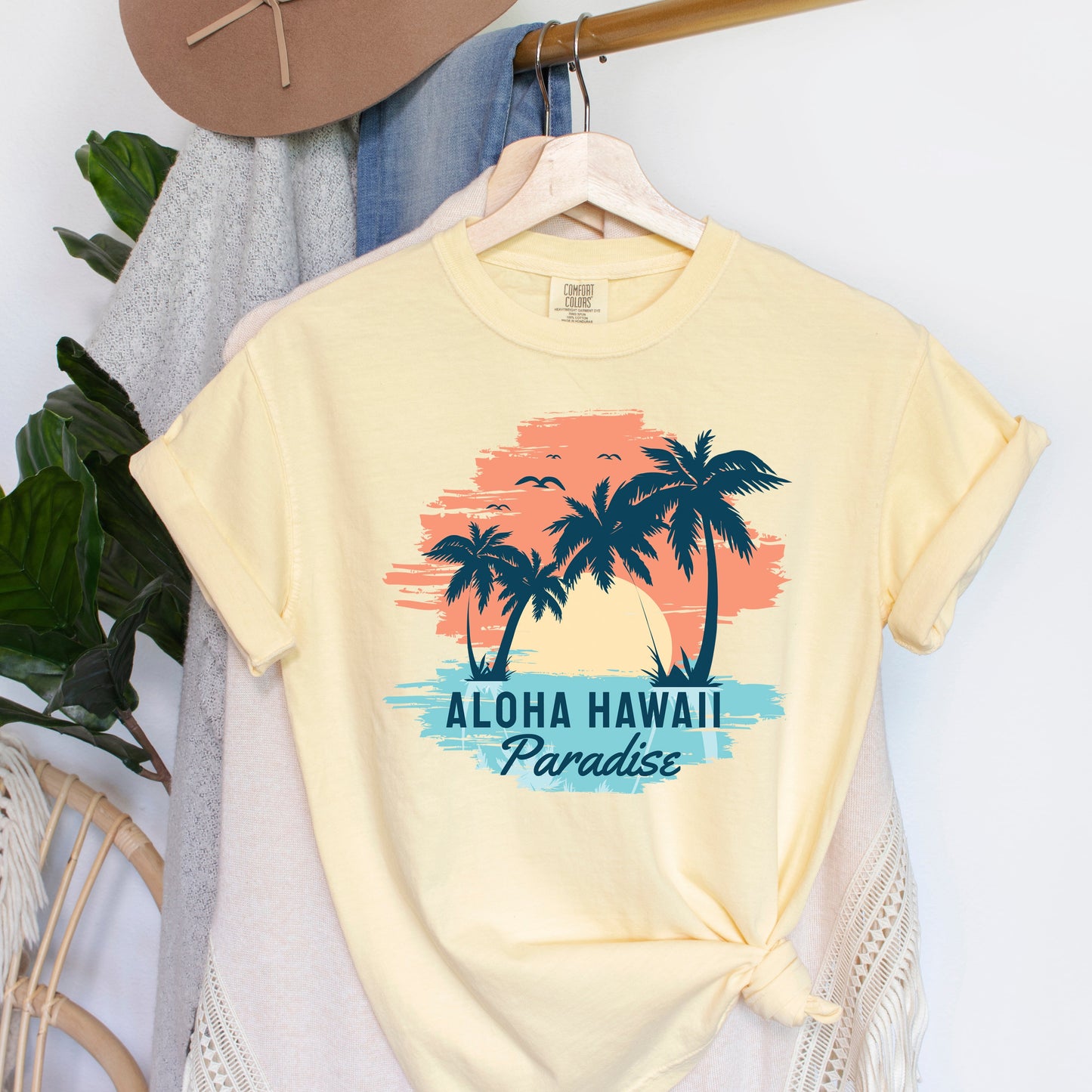 Aloha Hawaii | Garment Dyed Short Sleeve Tee