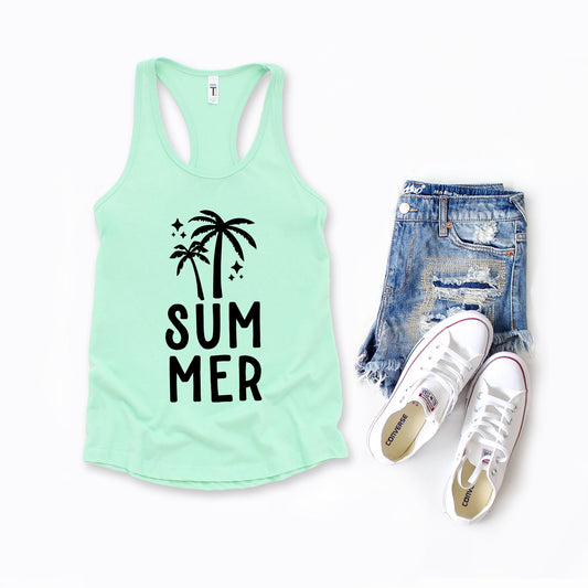 Summer Palm | Racerback Tank