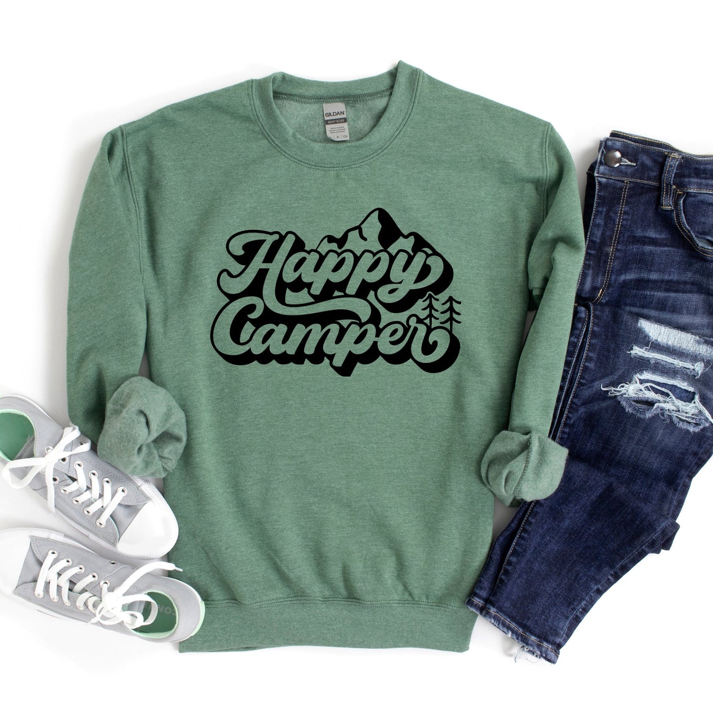 Happy Camper Mountain | Sweatshirt