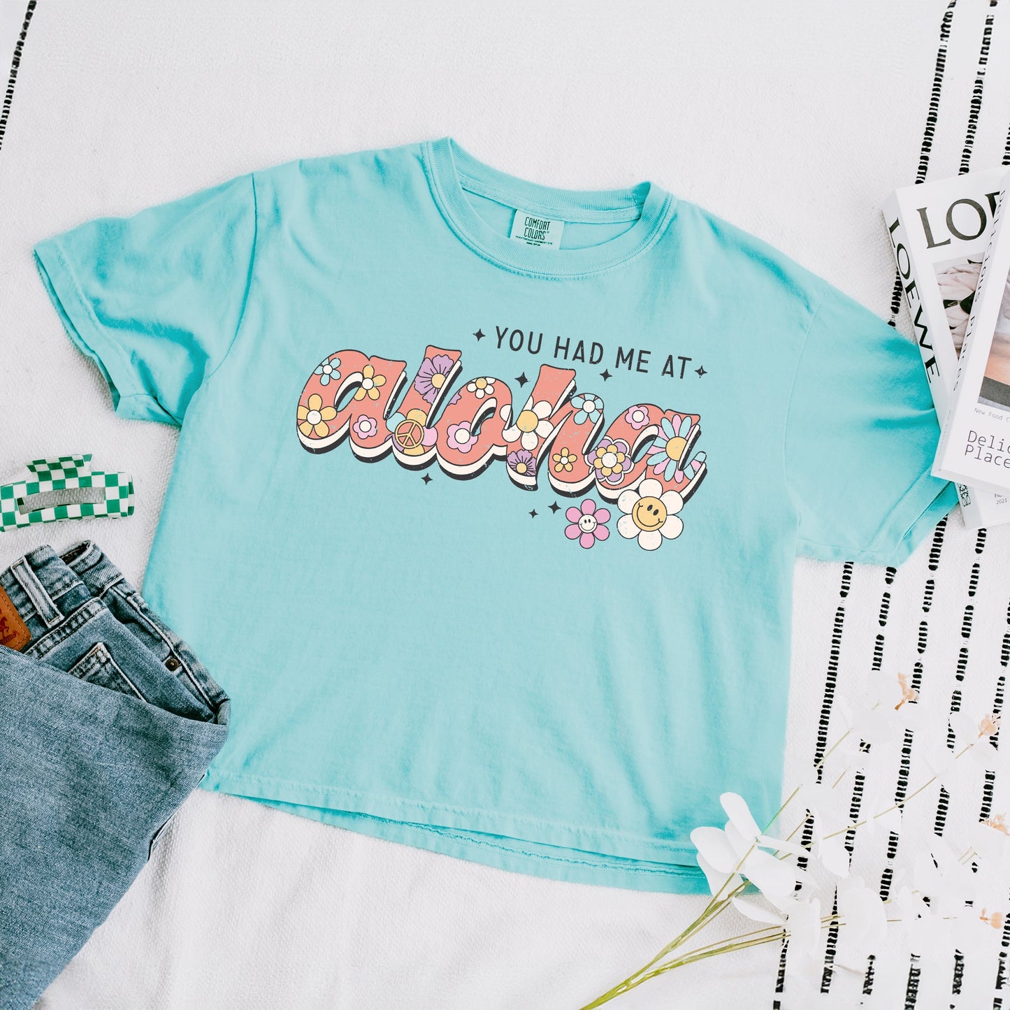 You Had Me At Aloha | Relaxed Fit Cropped Tee