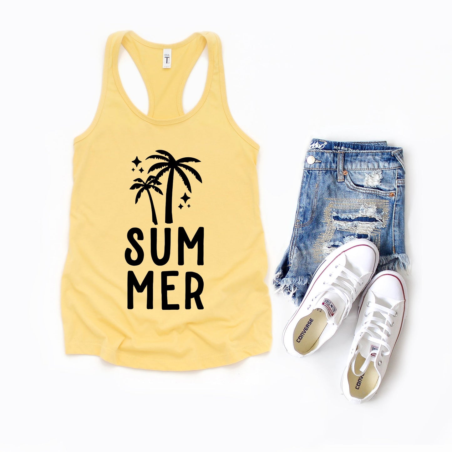 Summer Palm | Racerback Tank