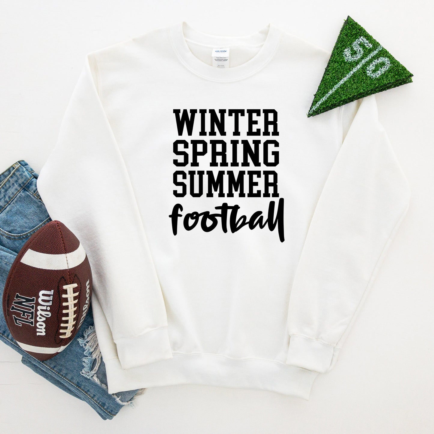 Winter Spring Summer Football | Sweatshirt