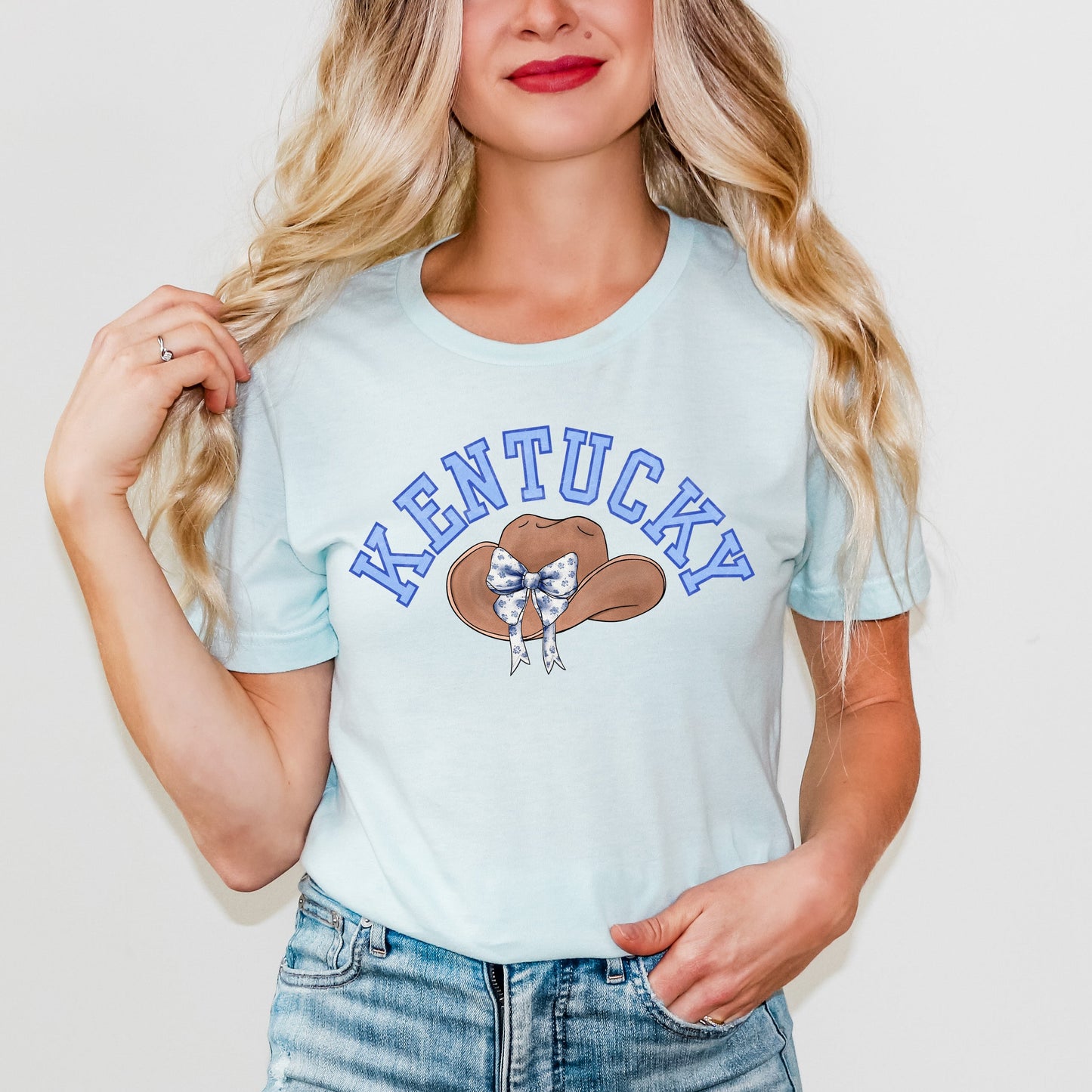 Kentucky Hat With Bow | Short Sleeve Crewneck