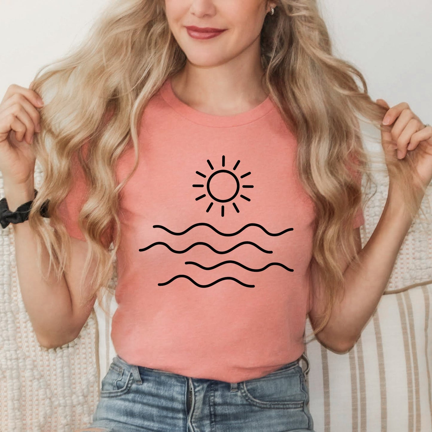 Sun Over Ocean | Short Sleeve Graphic Tee