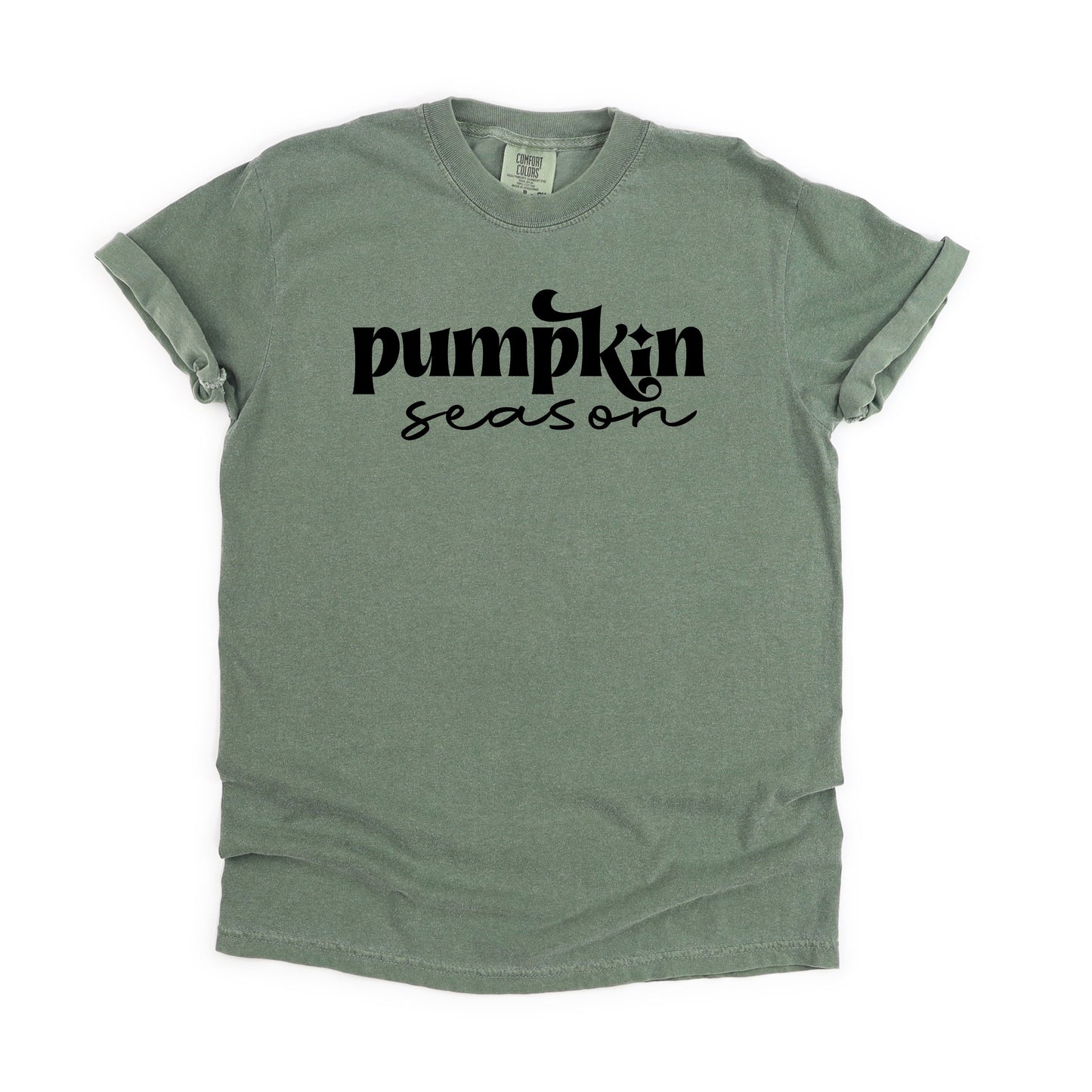 Pumpkin Season Cursive | Garment Dyed Tee