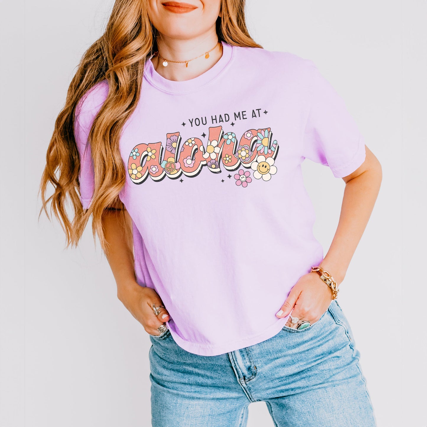 You Had Me At Aloha | Relaxed Fit Cropped Tee