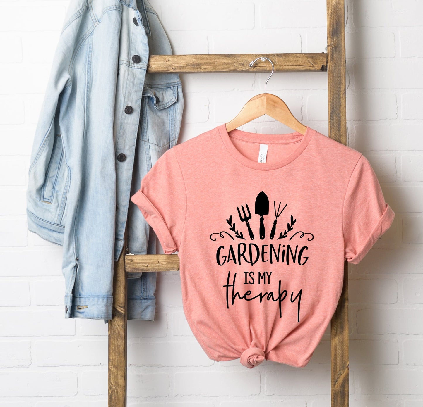 Gardening Is My Therapy | Short Sleeve Graphic Tee