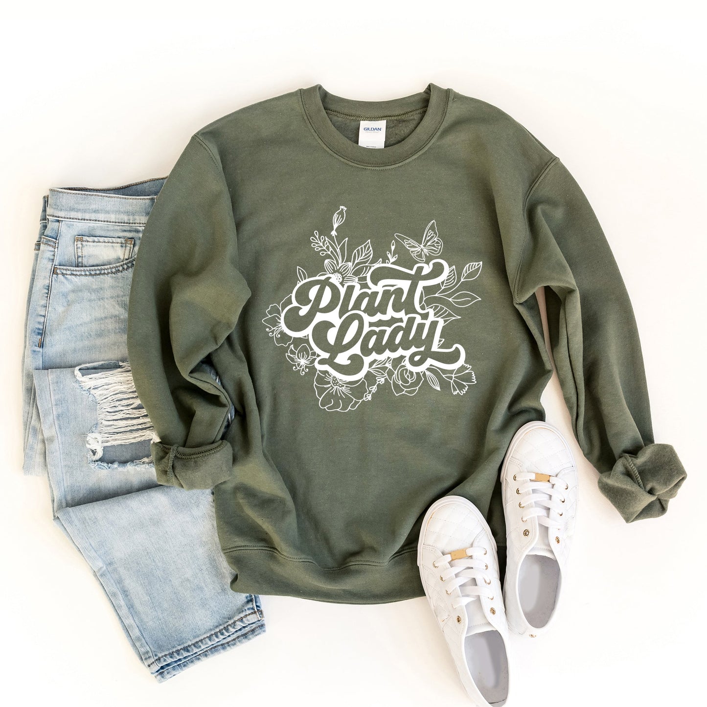 Plant Lady Cursive | Sweatshirt