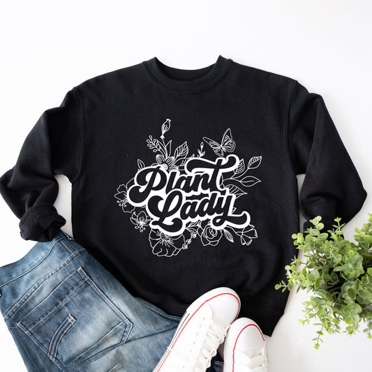 Plant Lady Cursive | Sweatshirt