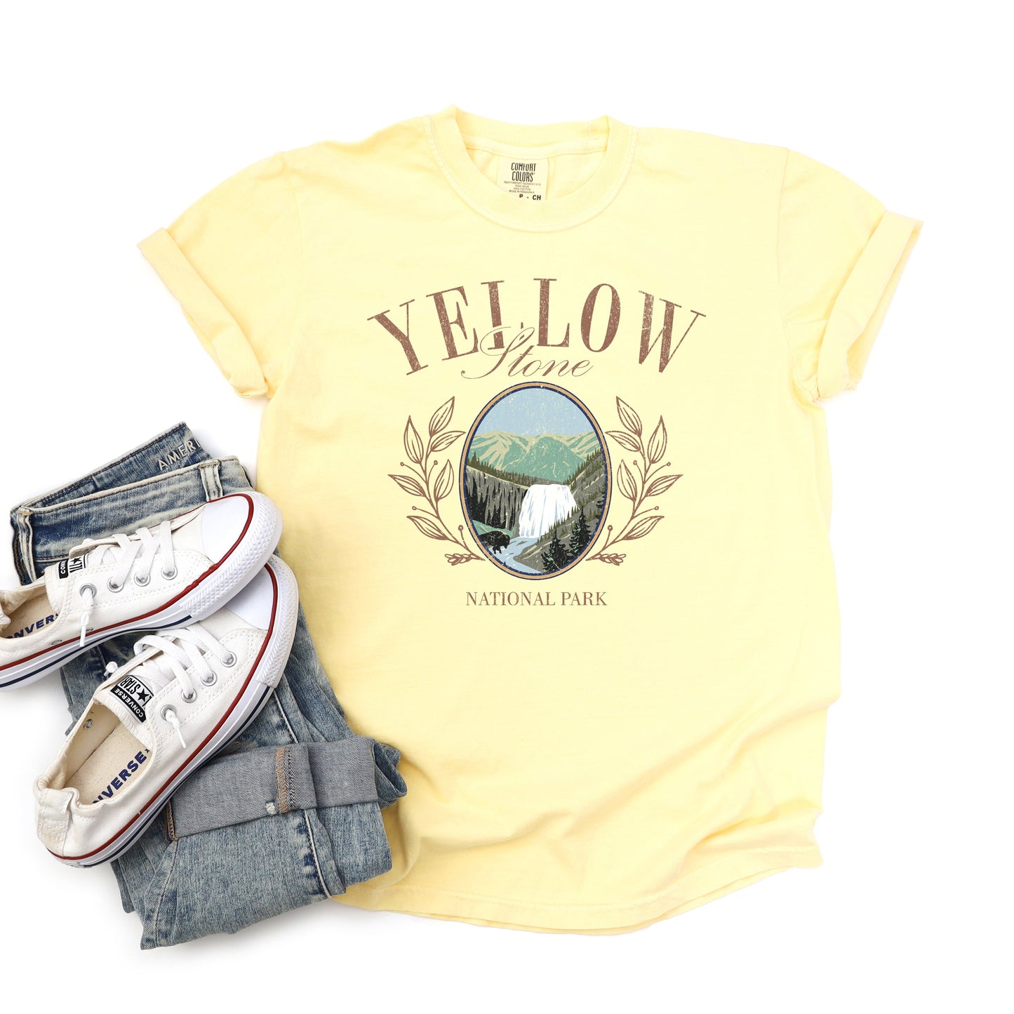 Yellowstone Park Grunge | Garment Dyed Tee