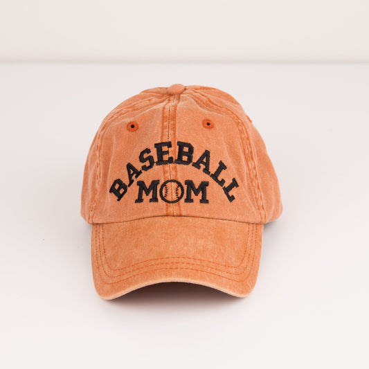 Embroidered Baseball Mom | Canvas Hat