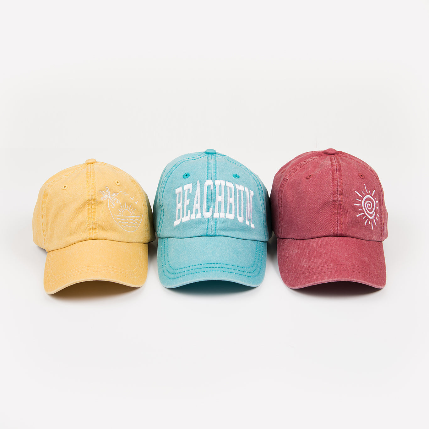 Embroidered Beach Bum | Canvas Hat