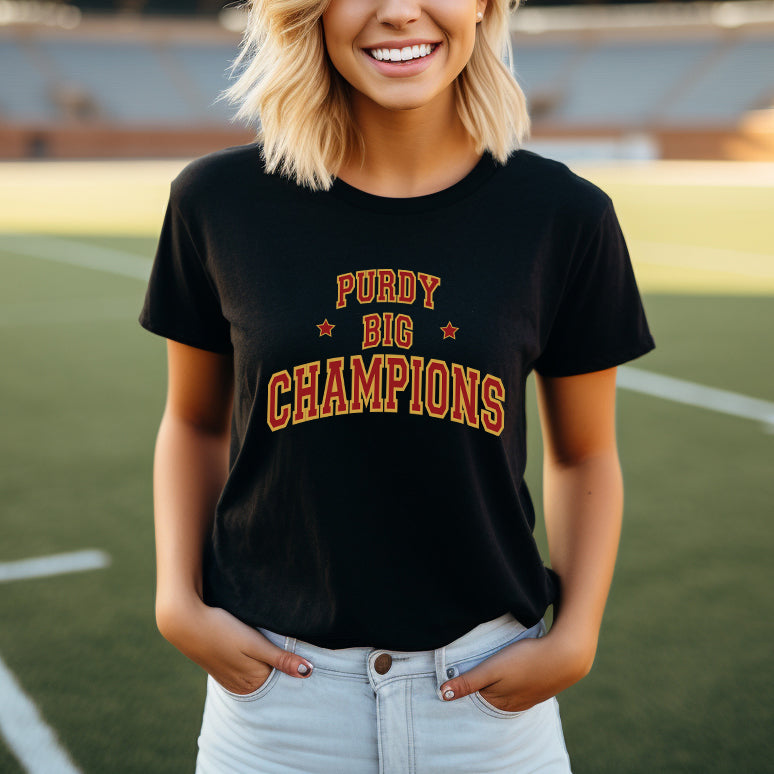 Purdy Big Champions | Short Sleeve Crew Neck