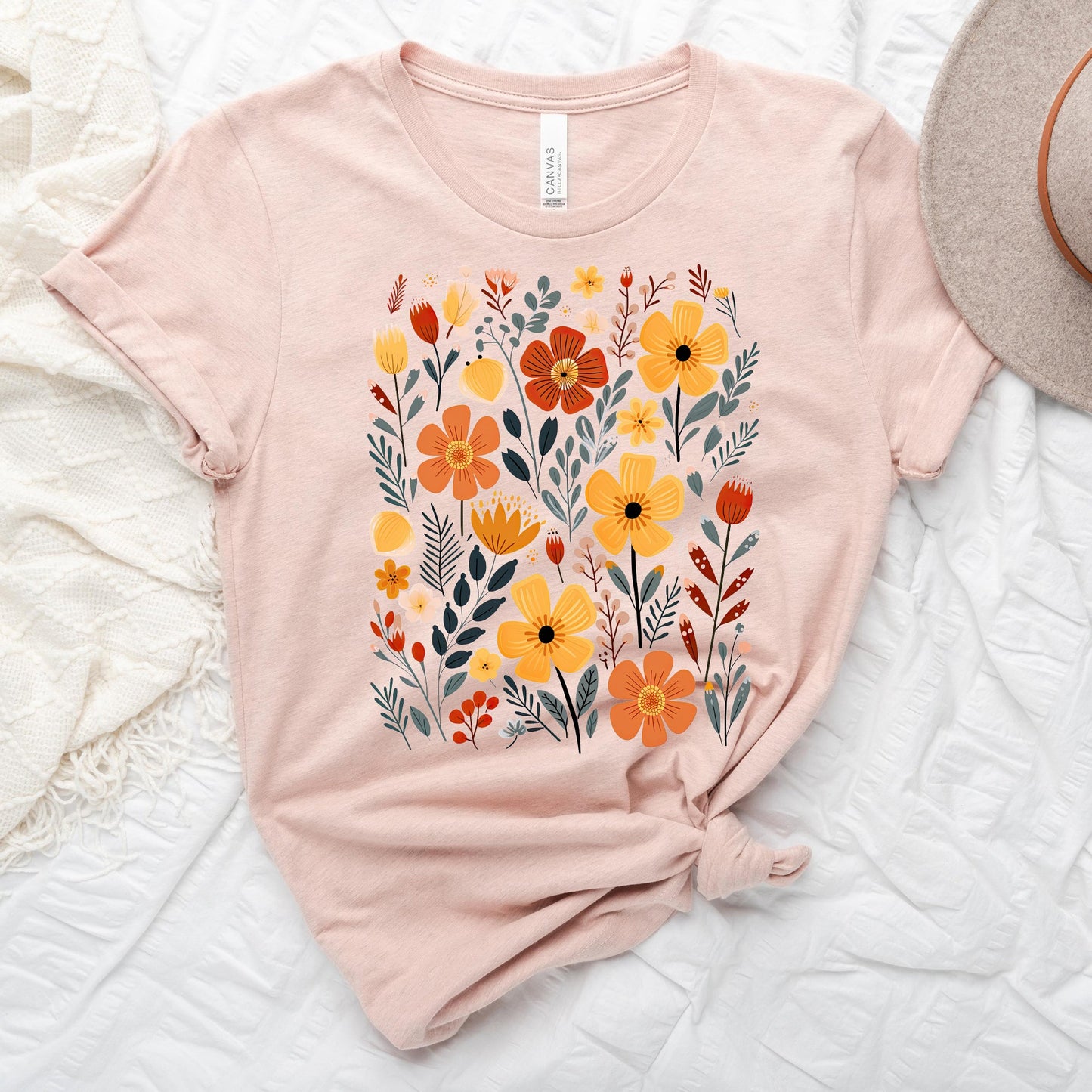 Nature Wildflowers | Short Sleeve Crew Neck