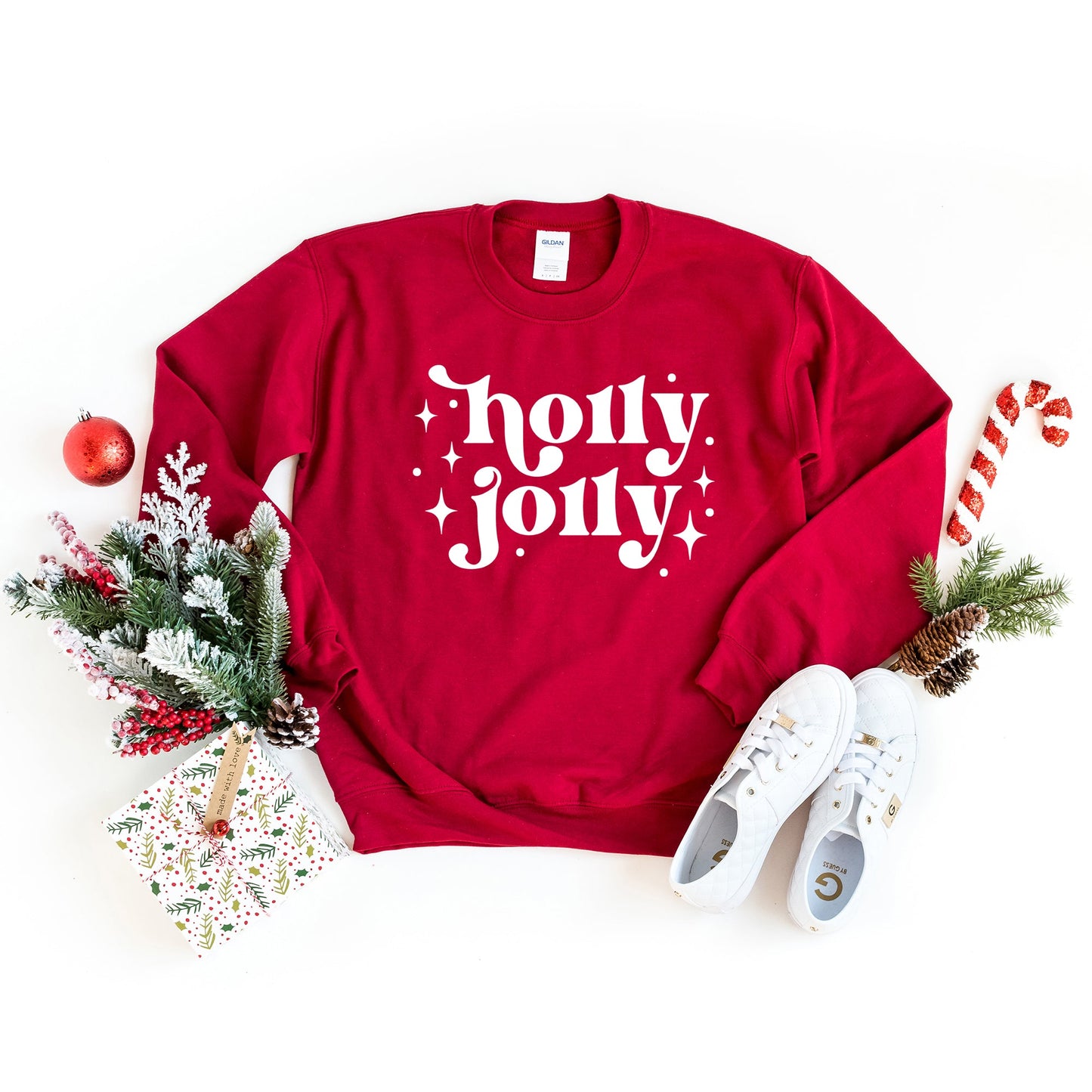 Whimsical Holly Jolly | Sweatshirt