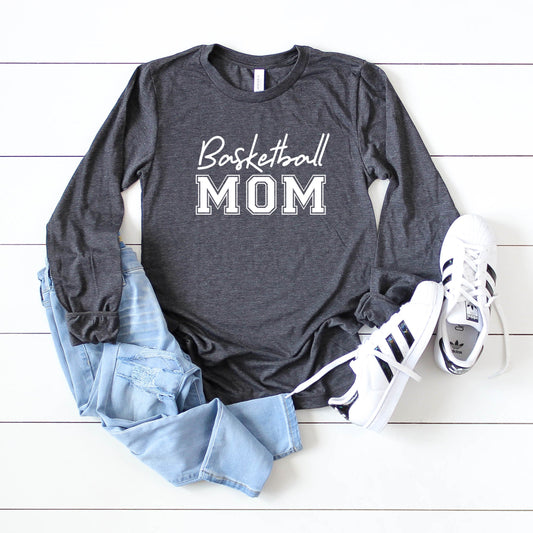 Basketball Mom | Long Sleeve Crew Neck