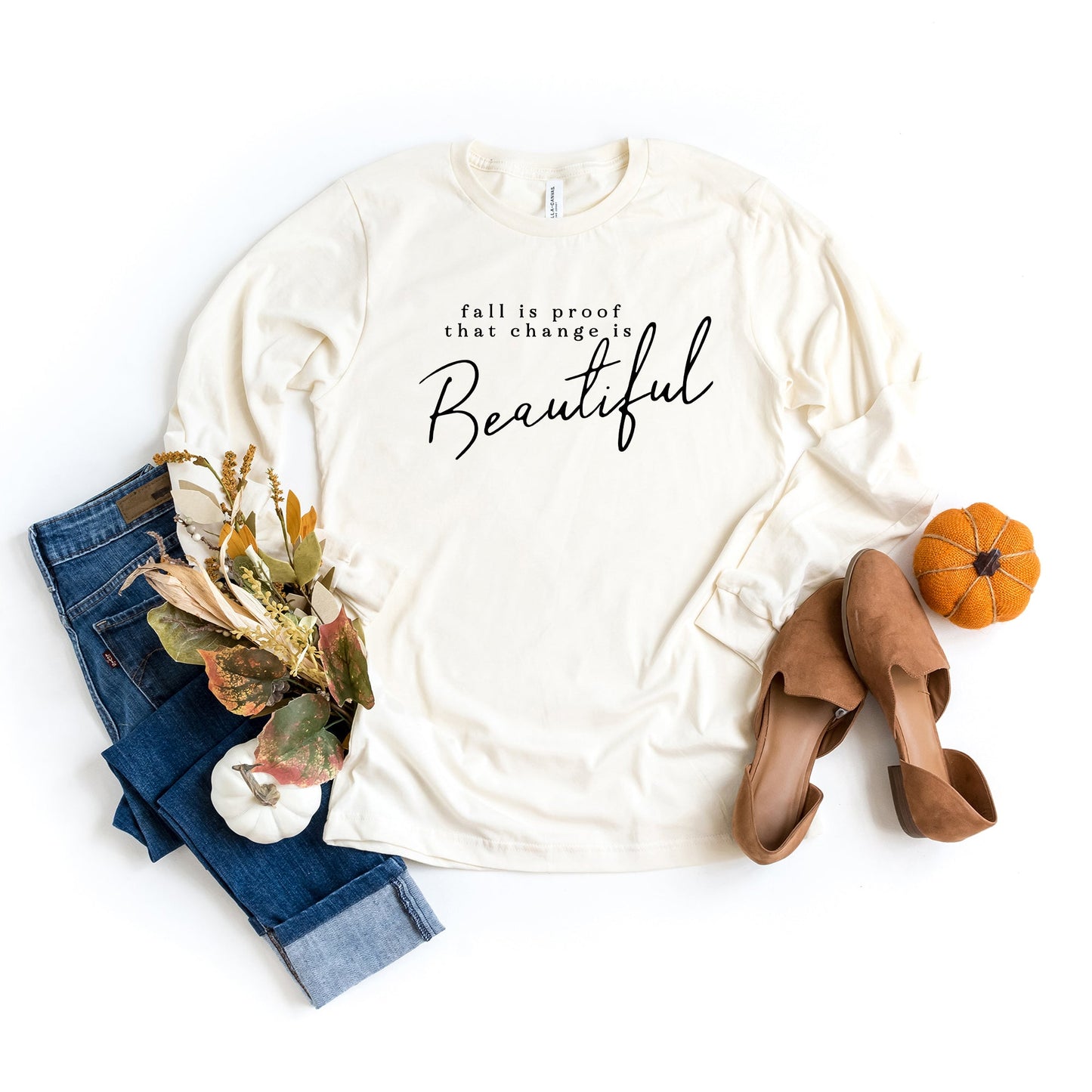 Change Is Beautiful | Long Sleeve Crew Neck