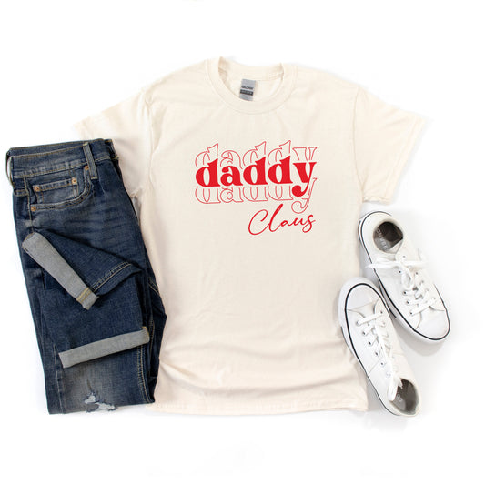 Daddy Claus Stacked | Short Sleeve Crew Neck