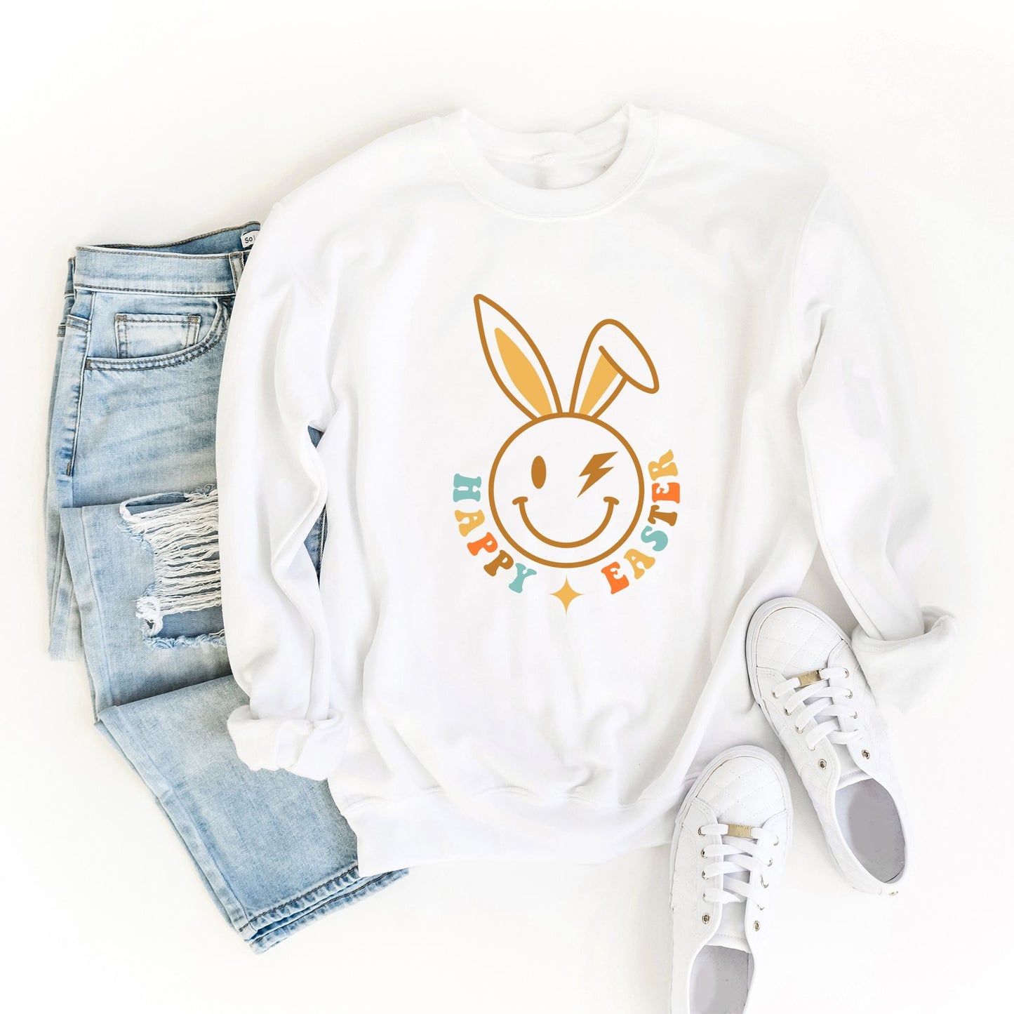 Happy Easter Bunny Wink | Sweatshirt