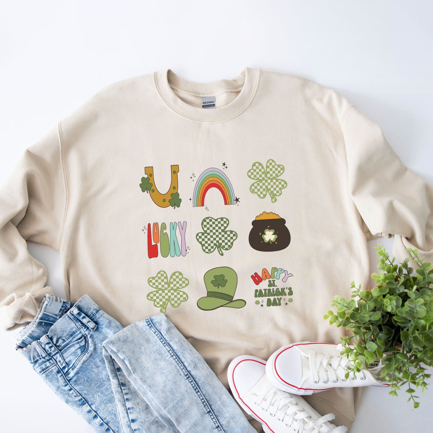 St. Patrick's Icons Chart | Sweatshirt