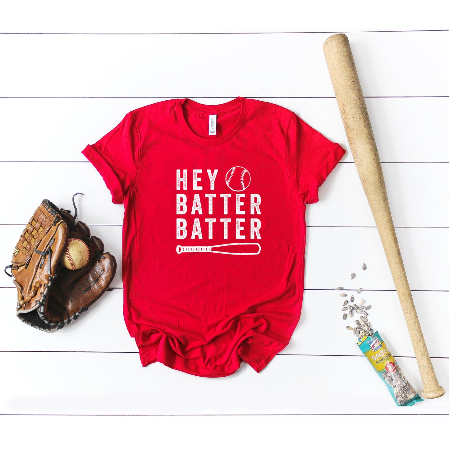 Hey Batter Batter | Short Sleeve Crew Neck