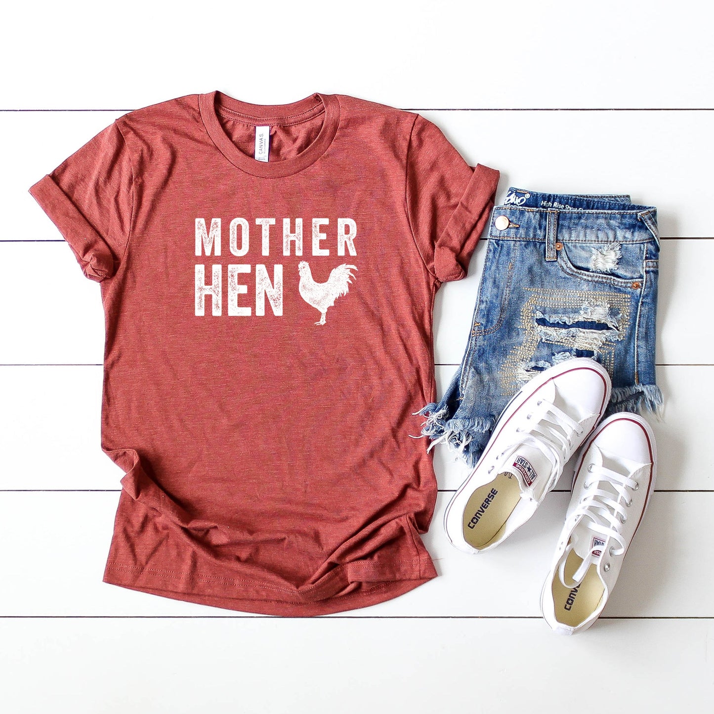 Mother Hen | Short Sleeve Crew Neck