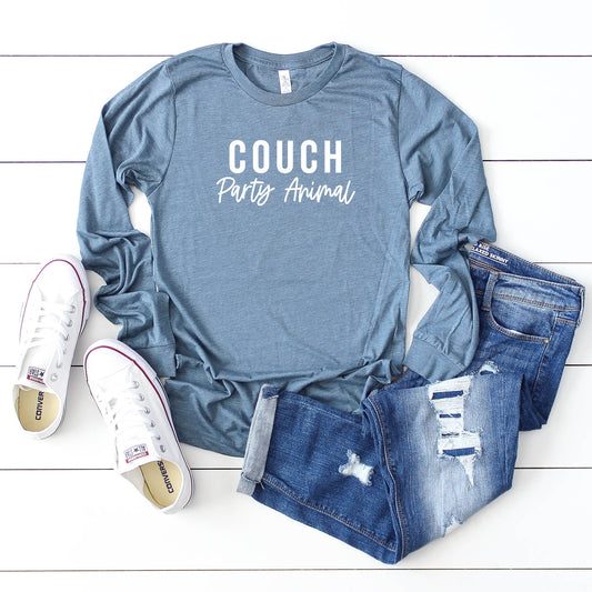 Couch Party Animal | Long Sleeve Crew Neck