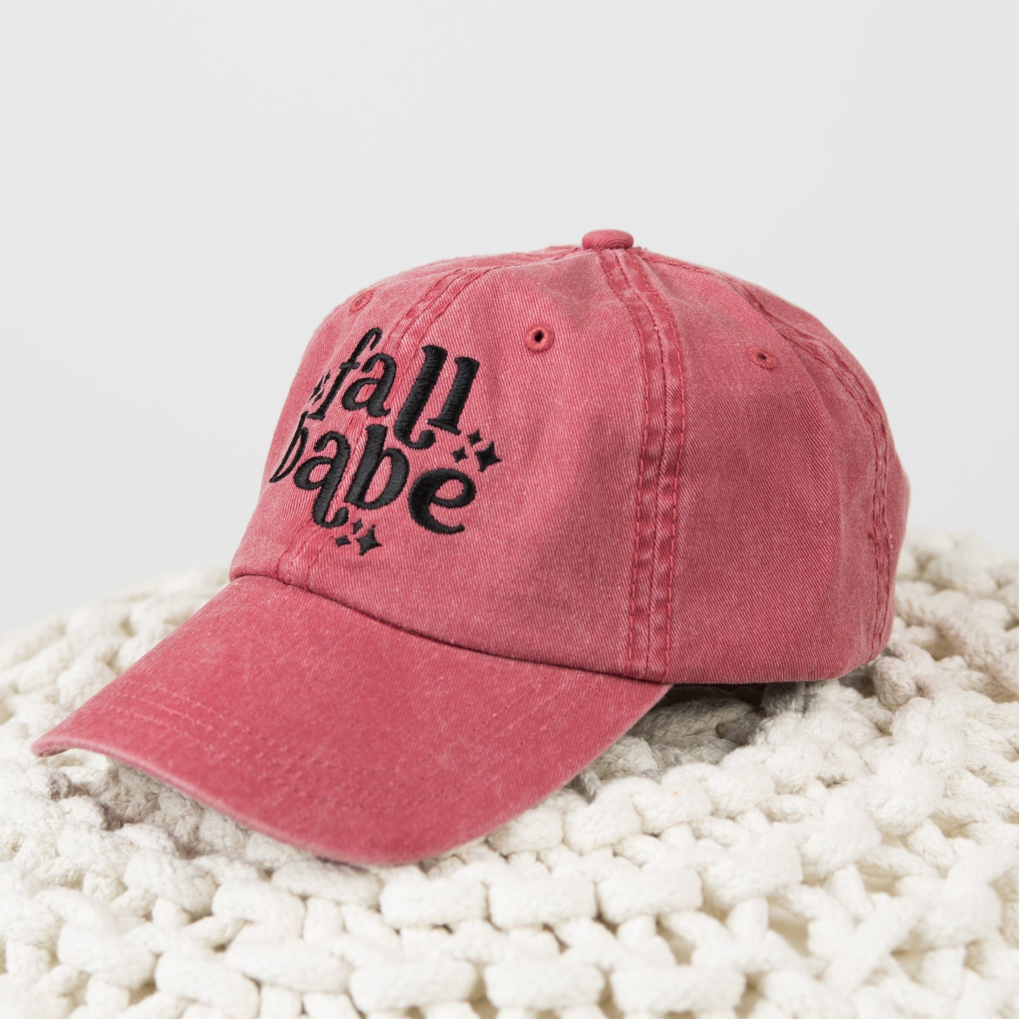 Embroidered Fall Babe Stars | Canvas Hat