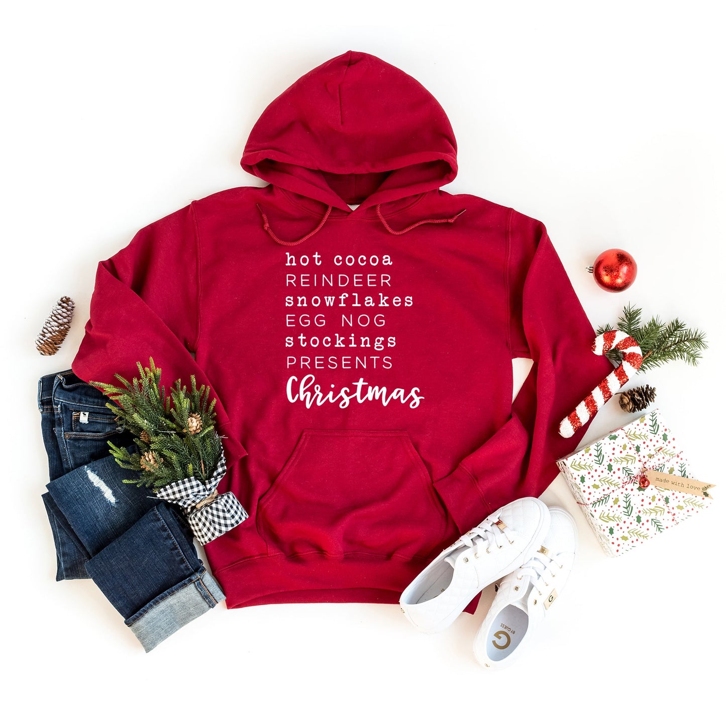 Christmas Words | Hoodie