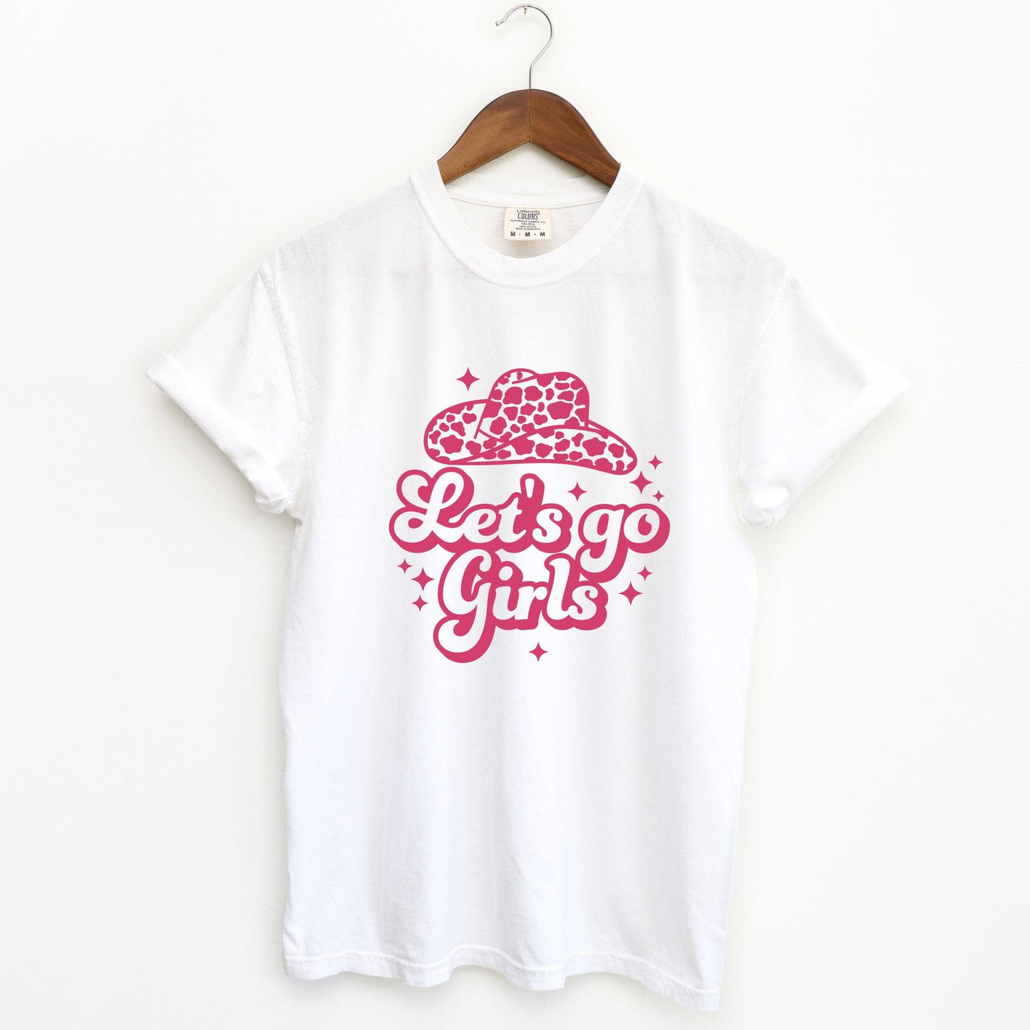 Let's Go Girl Leopard Hat | Garment Dyed Tee