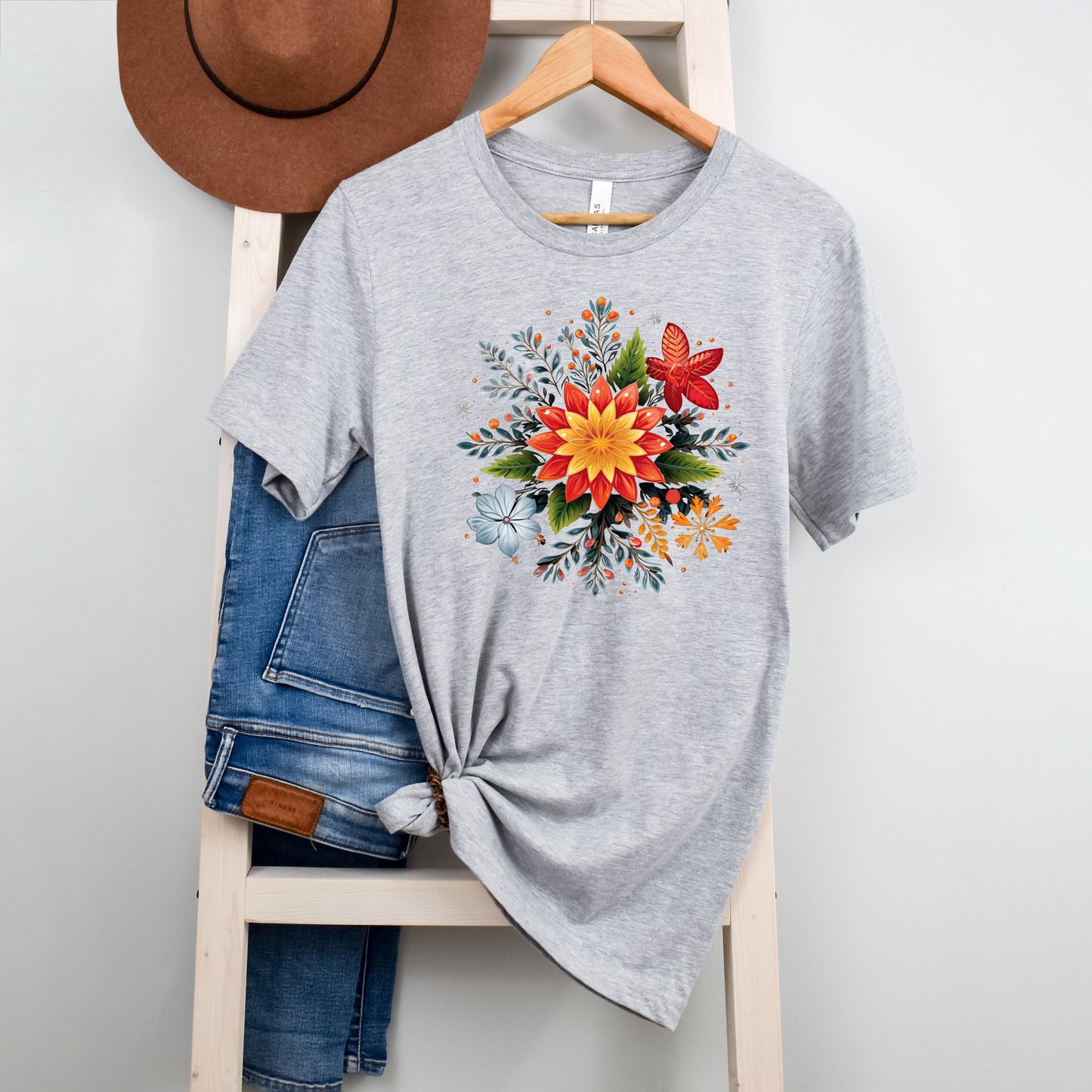 Winter Plants | Short Sleeve Crew Neck