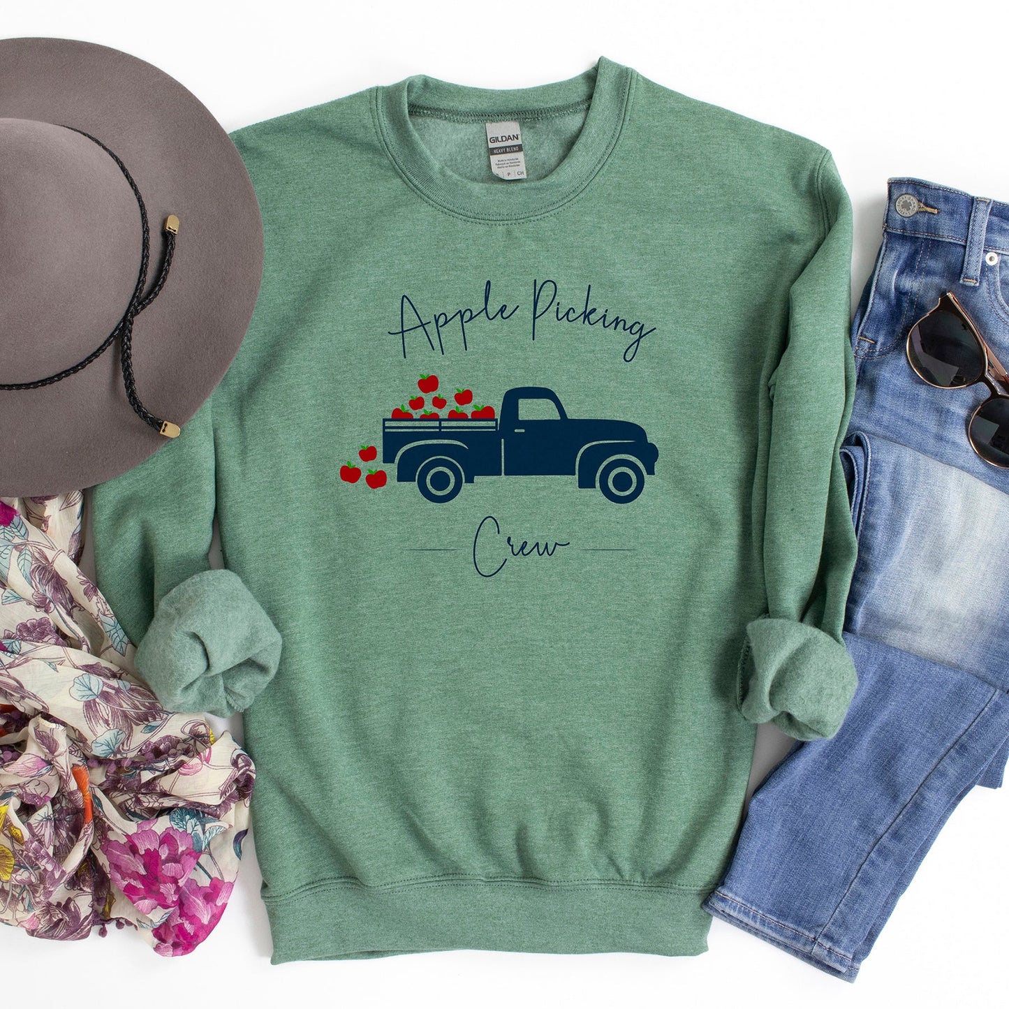 Apple Picking Crew Truck | Sweatshirt