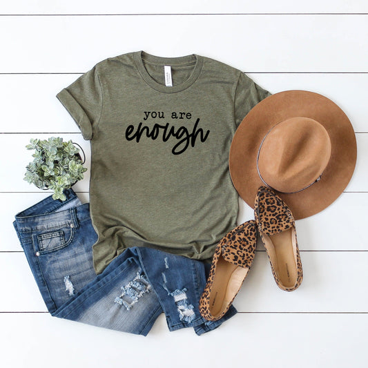 You Are Enough | Short Sleeve Crew Neck