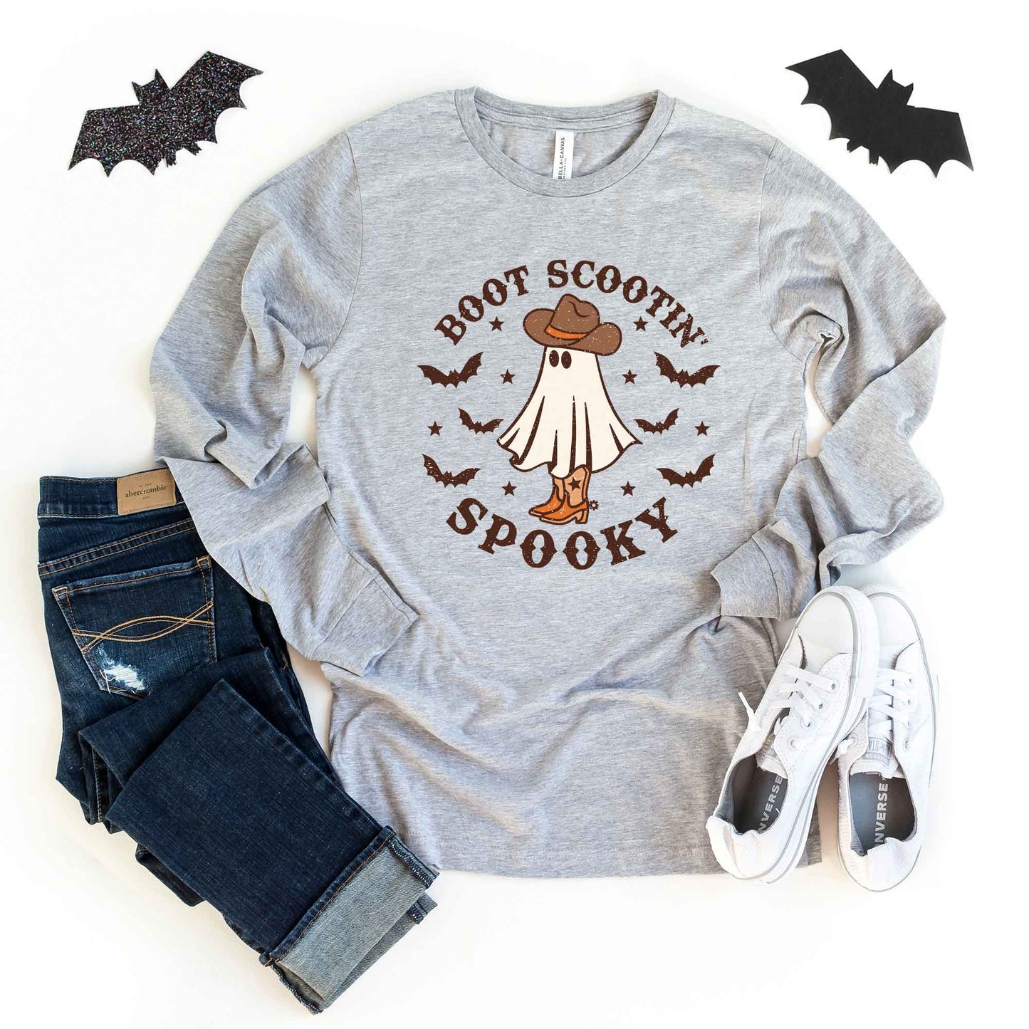 Boot Scootin' Spooky | Long Sleeve Crew Neck