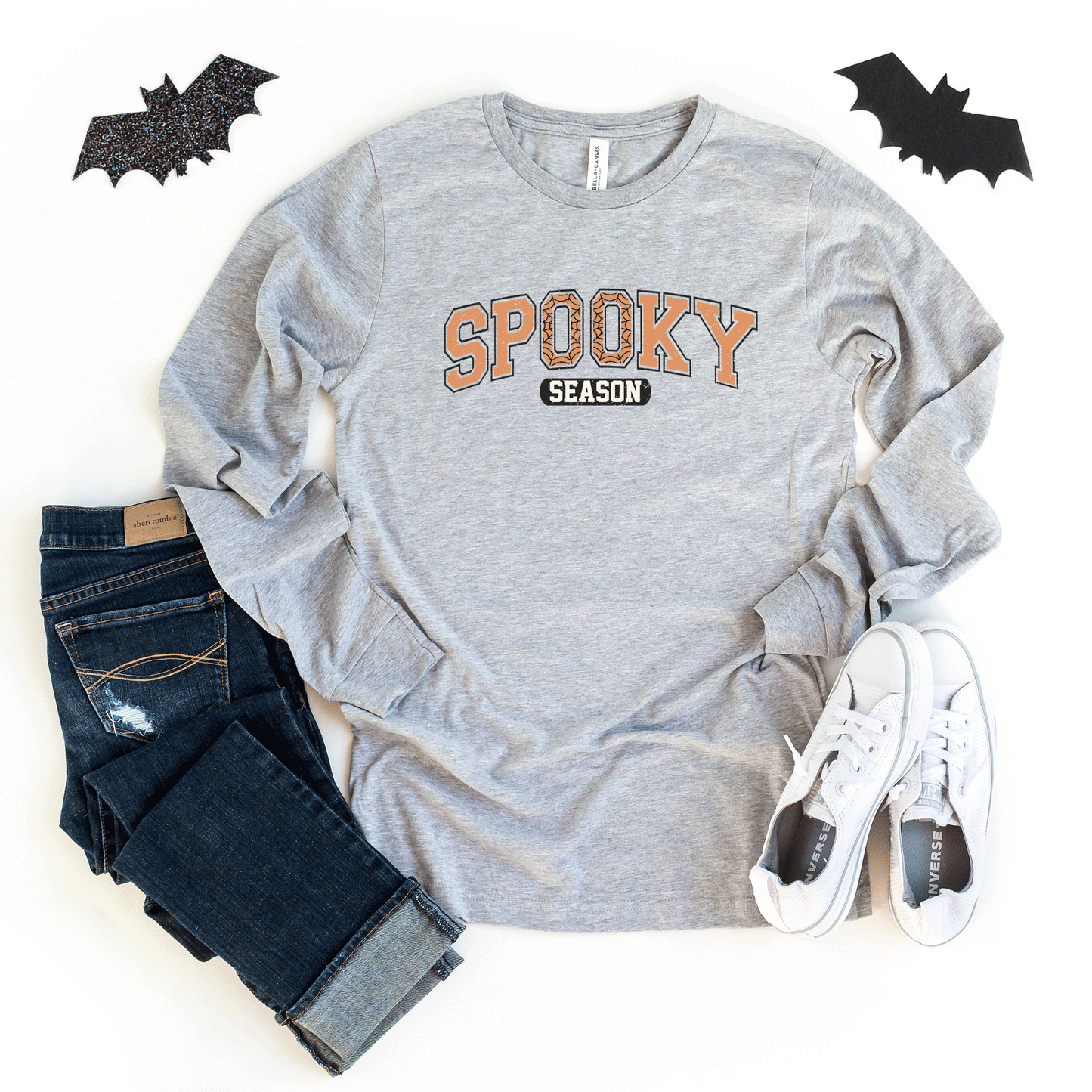 Spooky Season Web | Long Sleeve Crew Neck