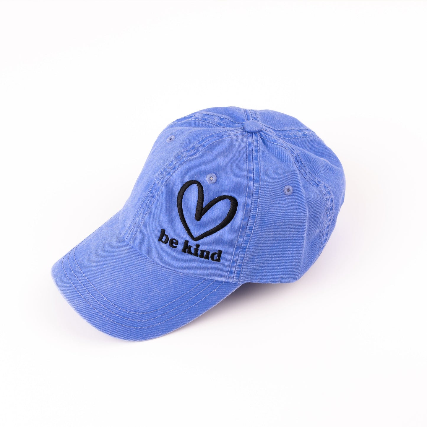 Embroidered Be Kind Heart | Canvas Hat