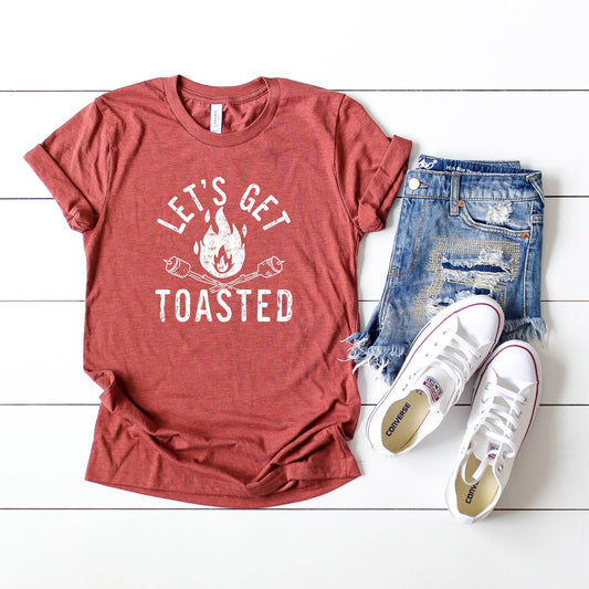 Let's Get Toasted | Short Sleeve Crew Neck