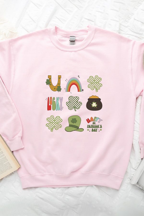 St. Patrick's Icons Chart | Sweatshirt