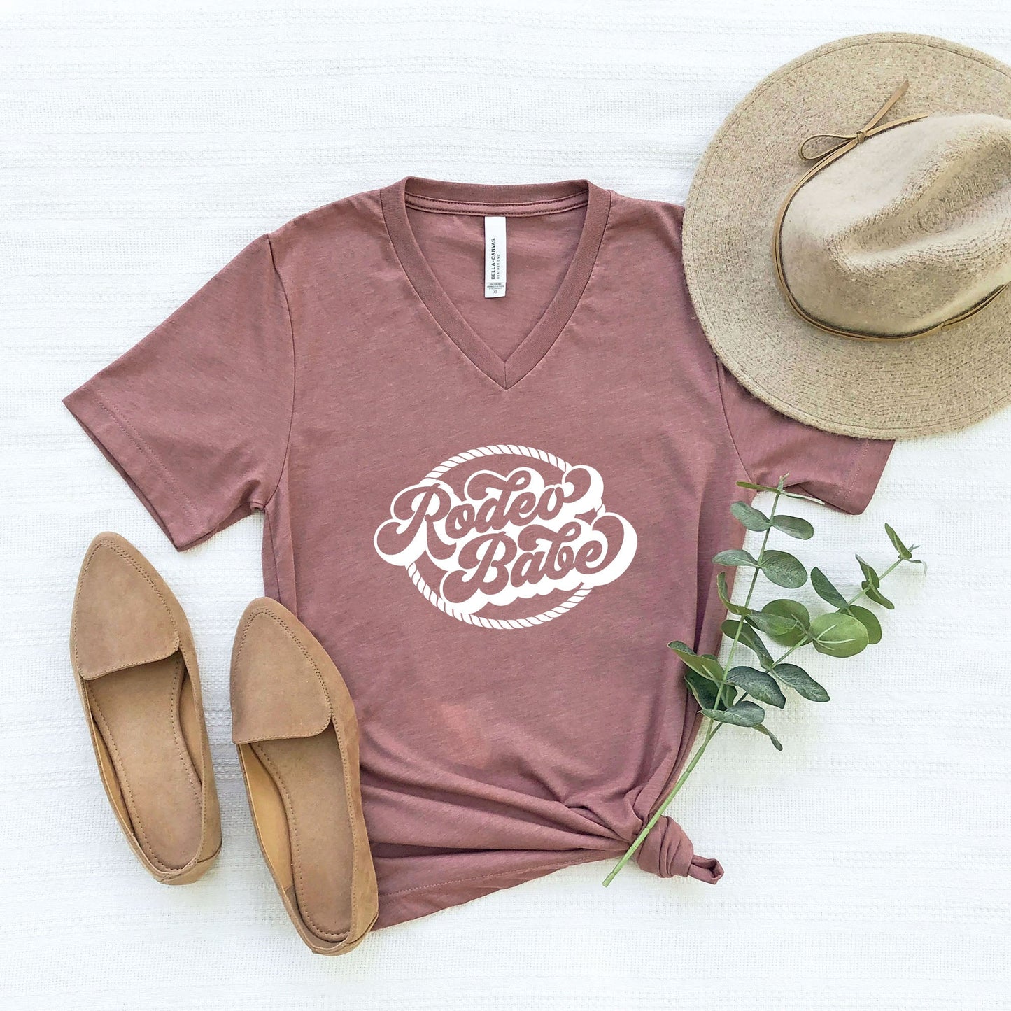 Rodeo Babe | Short Sleeve V-Neck