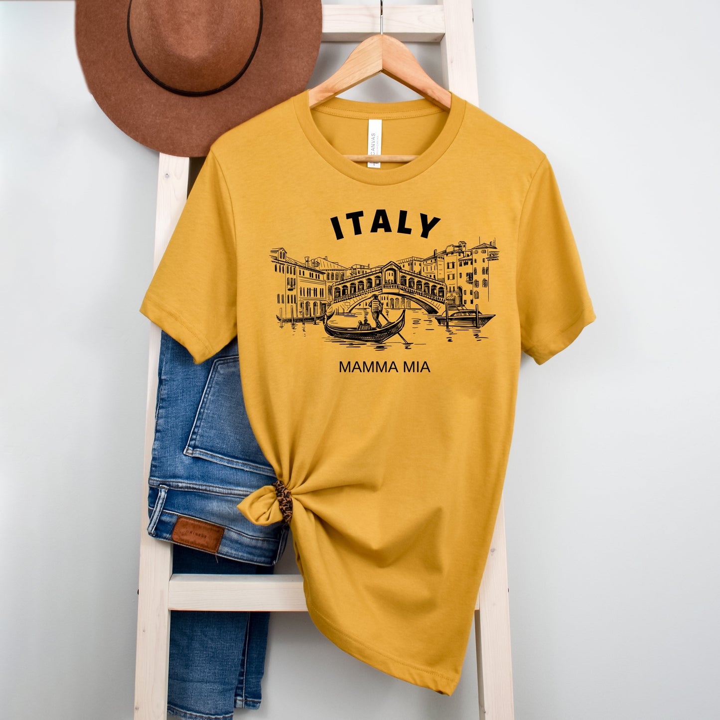 Italy Canal | Short Sleeve Crew Neck