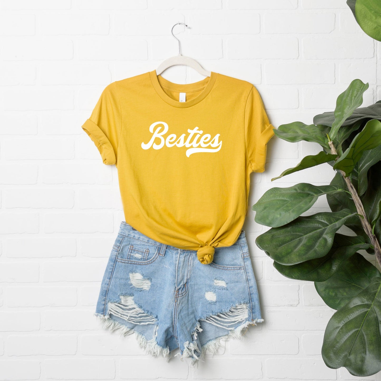 Besties | Short Sleeve Crew Neck