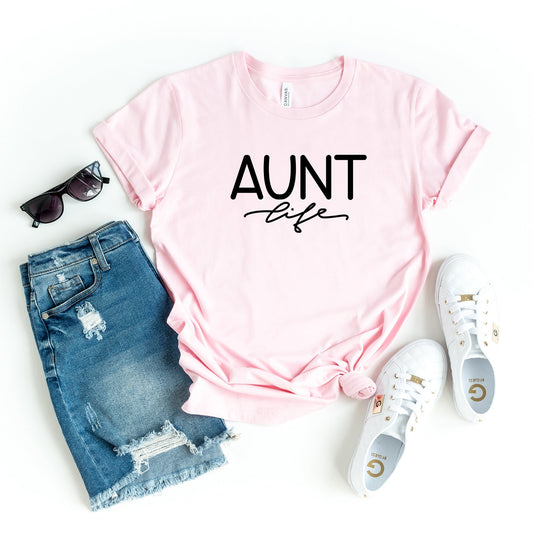 Aunt Life | Short Sleeve Crew Neck