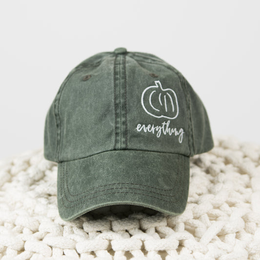 Embroidered Pumpkin Everything | Canvas Hat