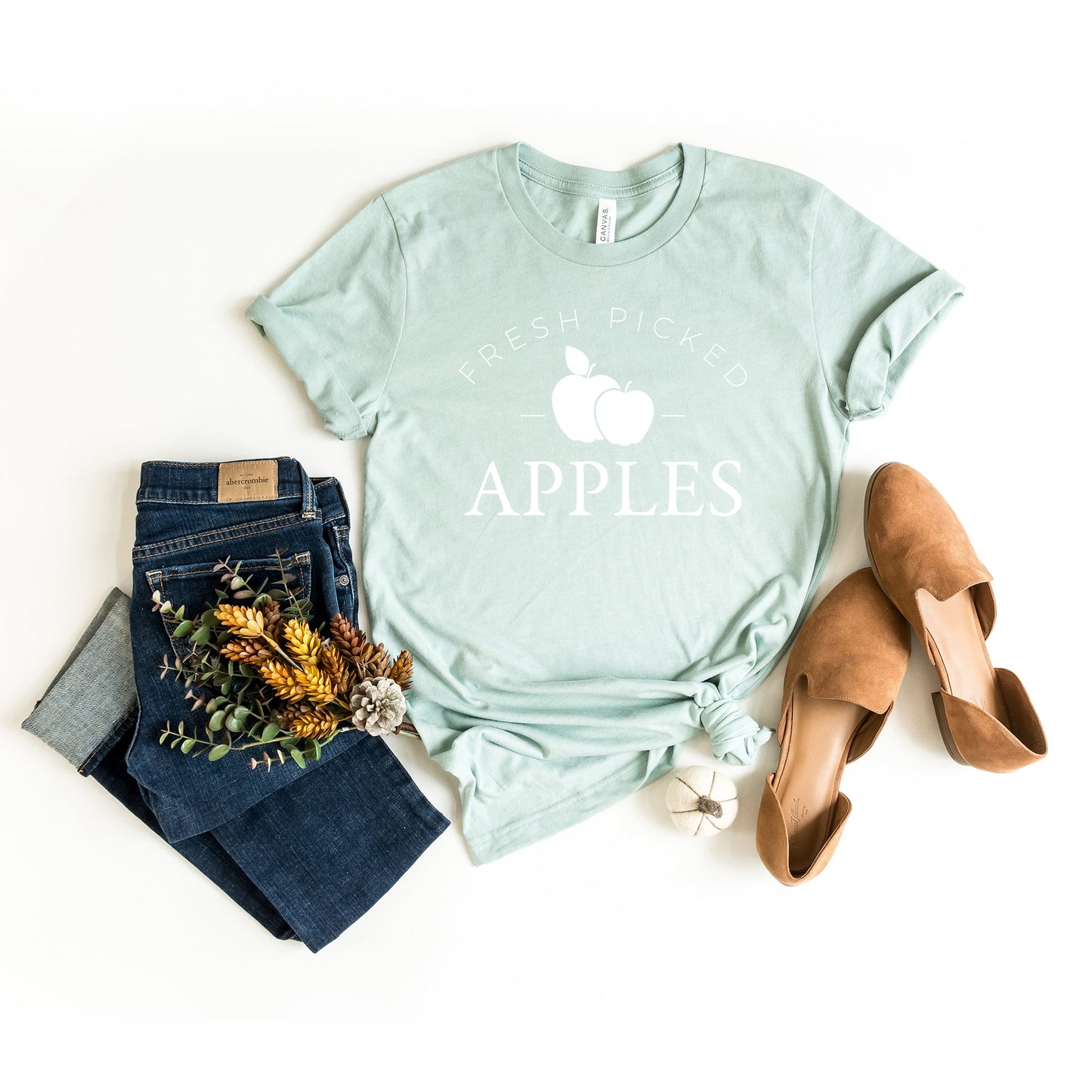 Fresh Picked Apples | Short Sleeve Crew Neck