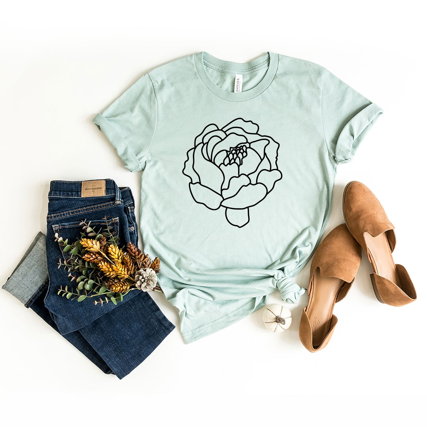 Peony | Short Sleeve Crew Neck