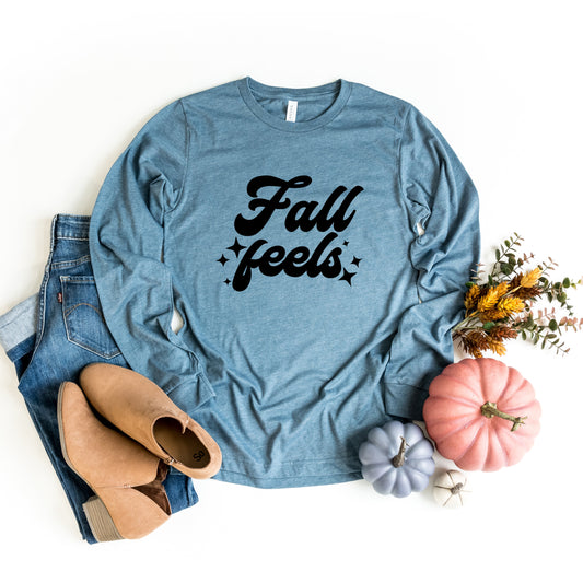 Fall Feels Stars | Long Sleeve Crew Neck