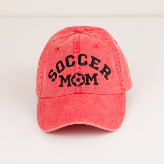 Embroidered Soccer Mom | Canvas Hat